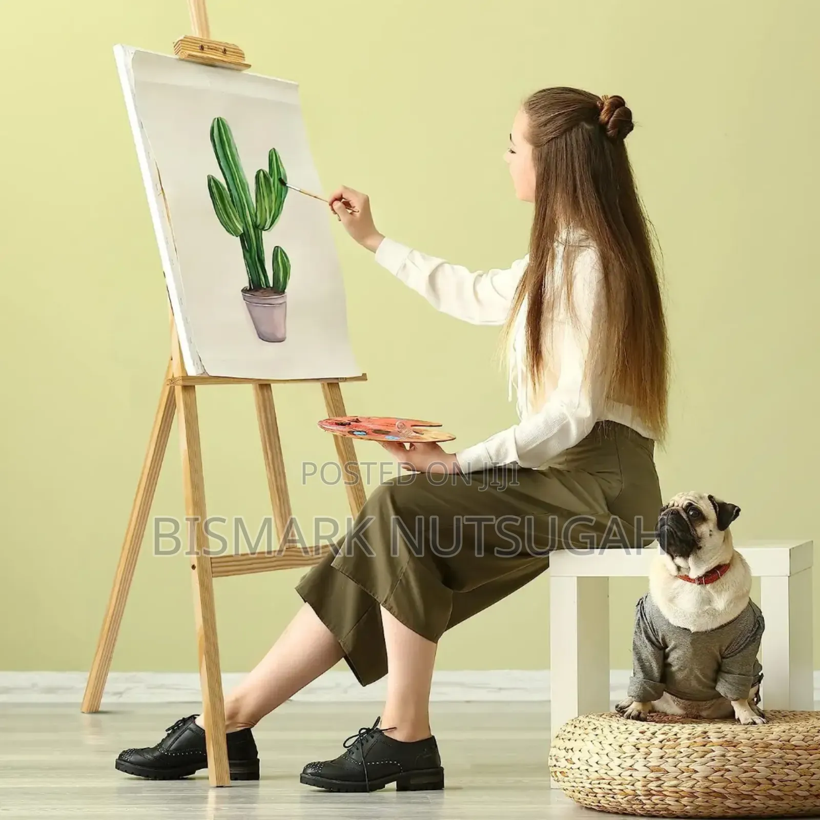 Art Easel Wooden Painting