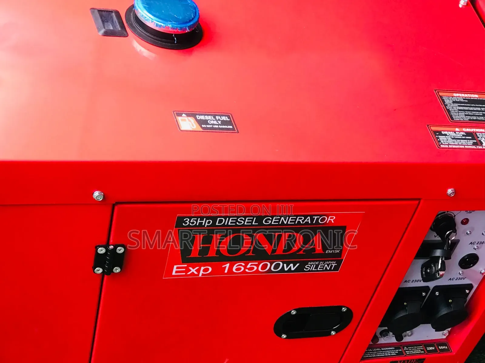 Smooth Generator 15kva Diesel Generator Handa Remote Control