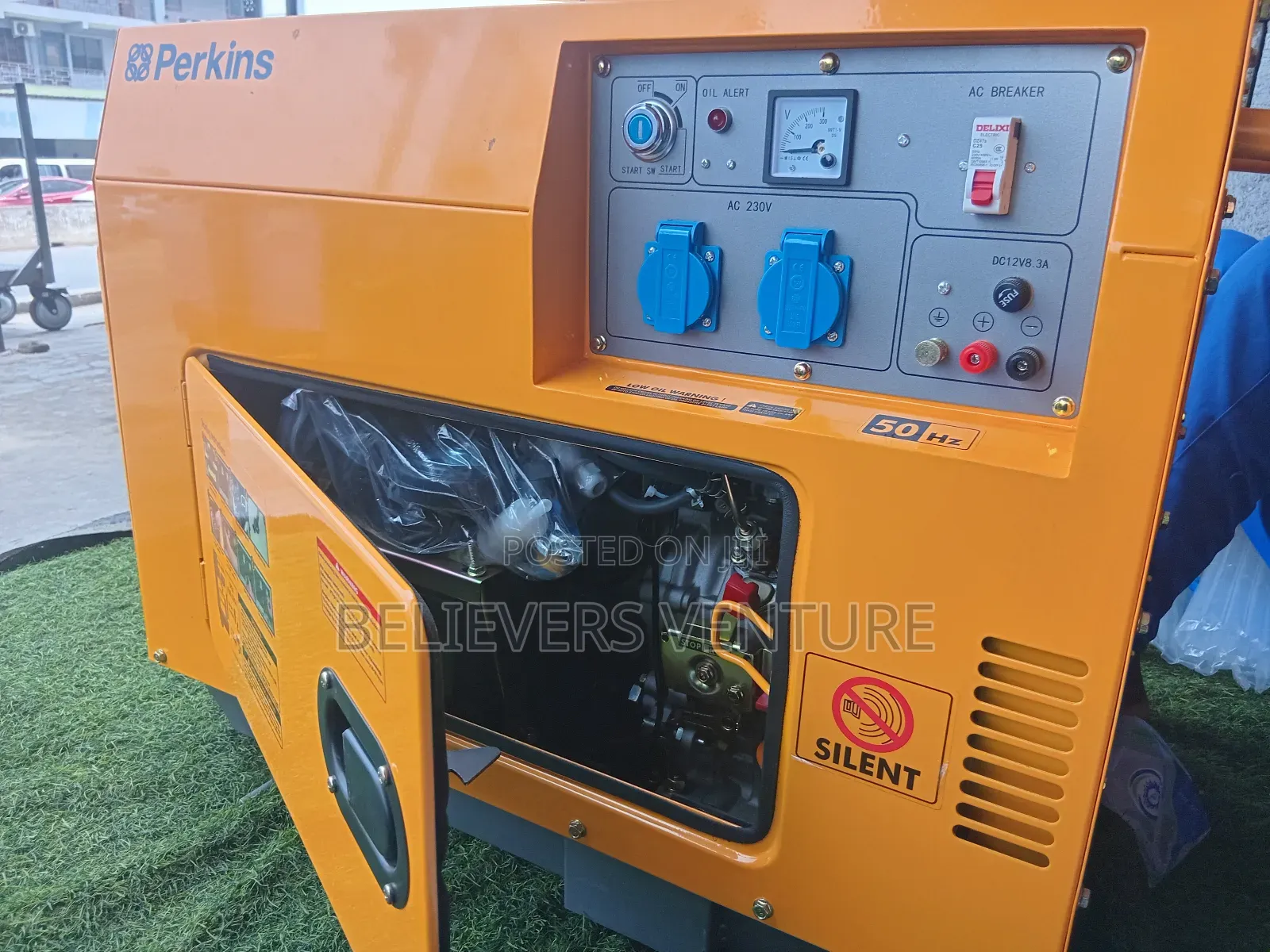 Exquisite Single Phase Yellow Generator Perkins Generator
