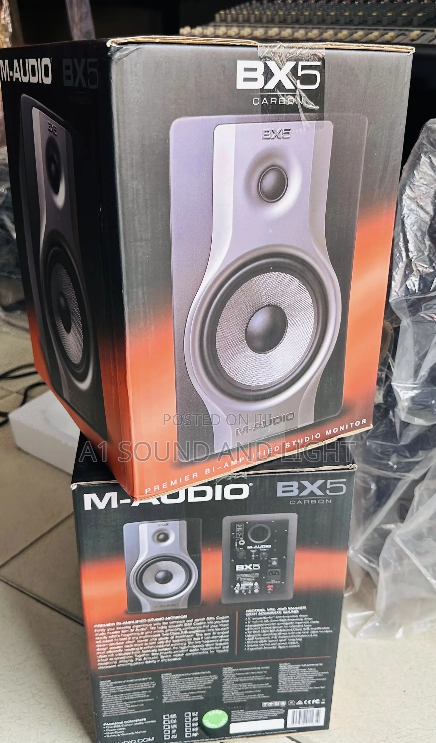 M-audio Bx5 Carbon Studio Monitors [Pair]