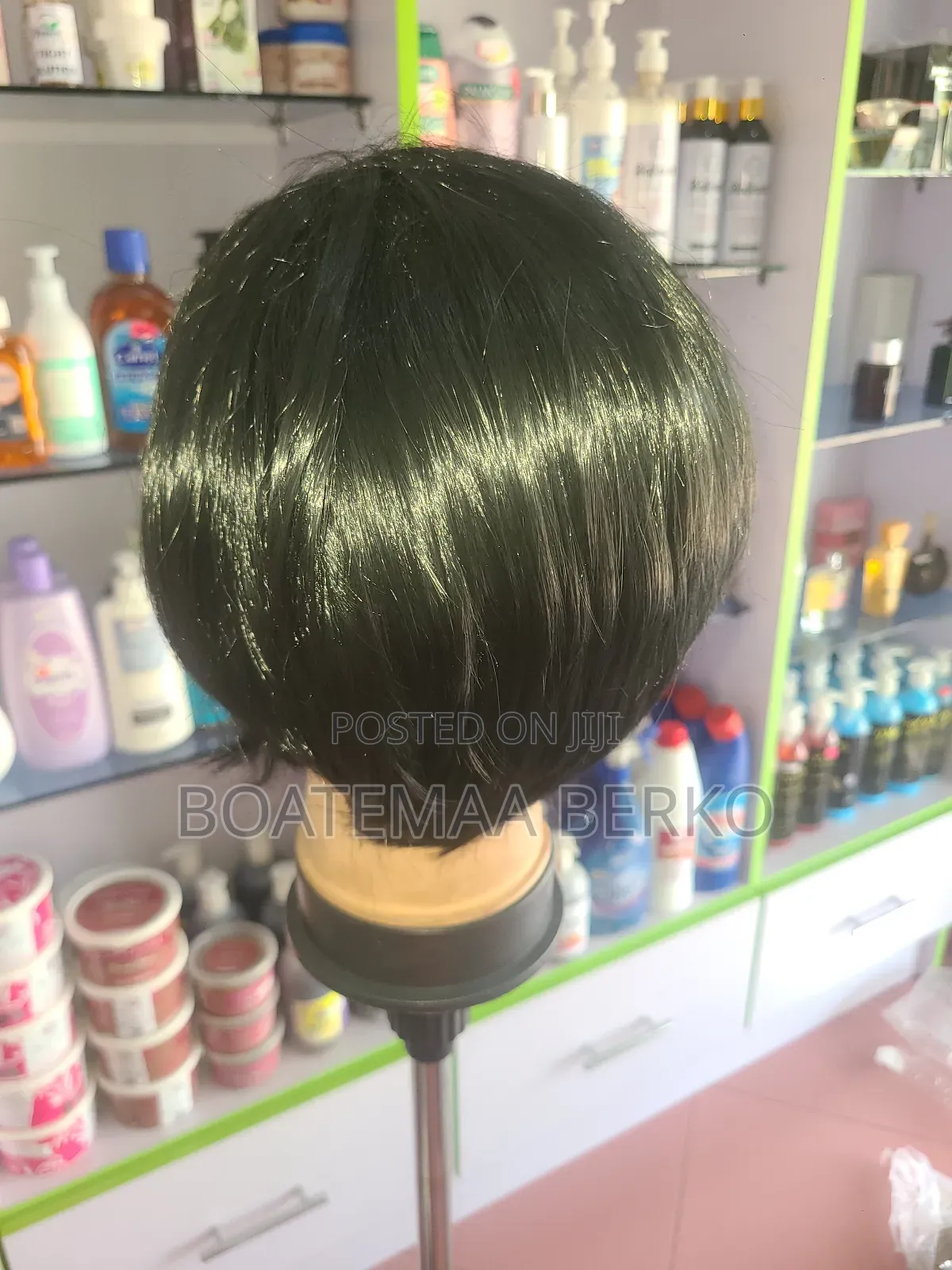 Black Pixie Wig
