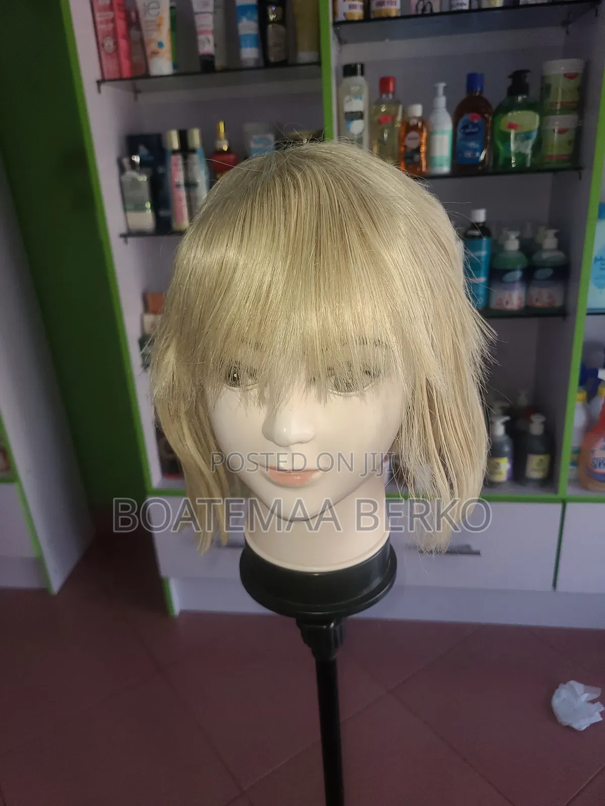 Short Blonde French Cut Wig
