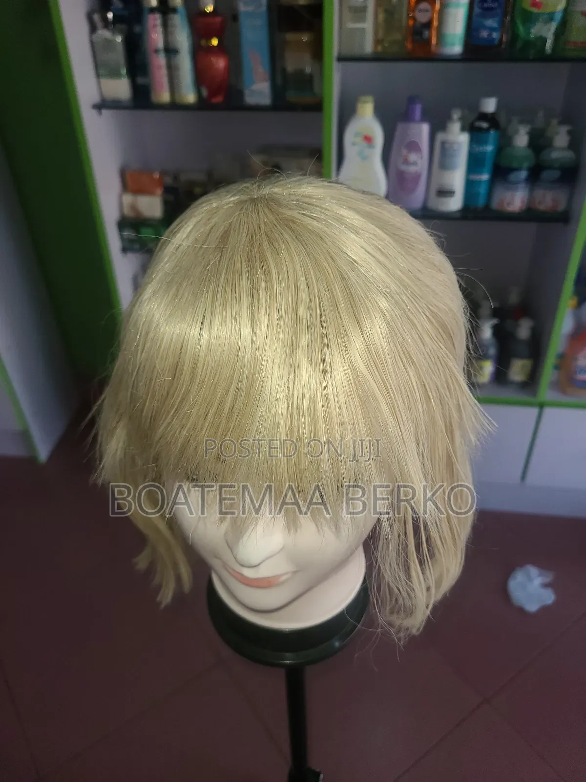 Short Blonde French Cut Wig