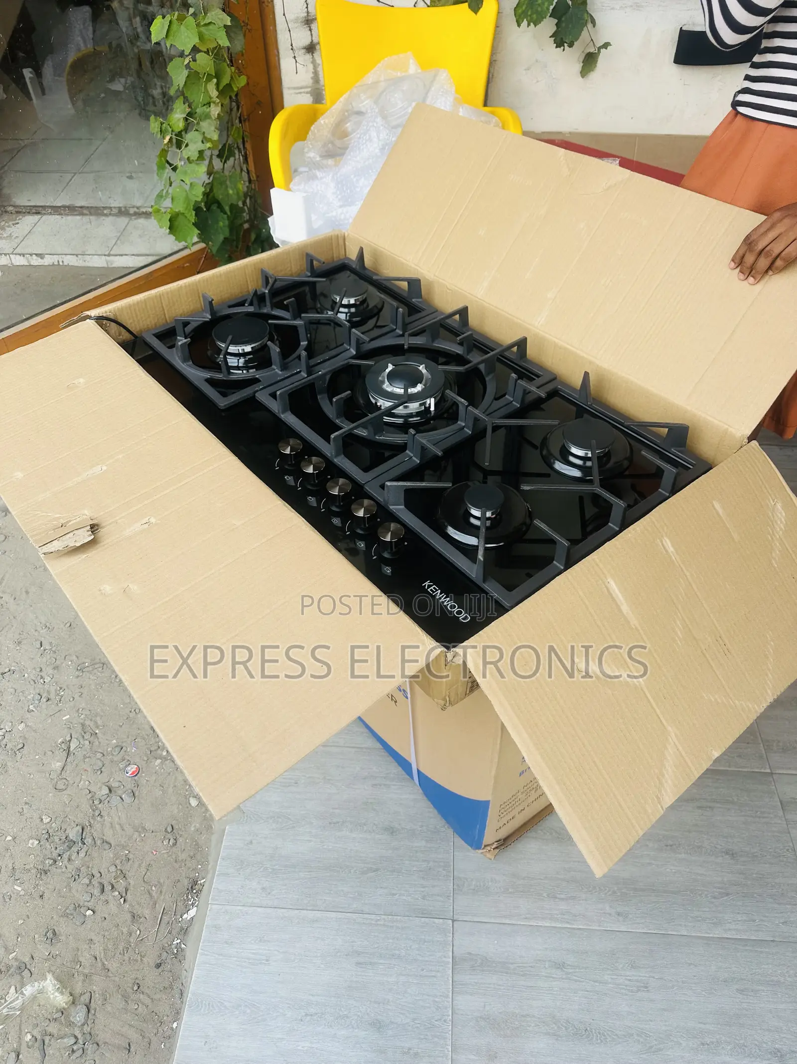 Cooker Inbuilt Kenwood Black 90cm 5burner