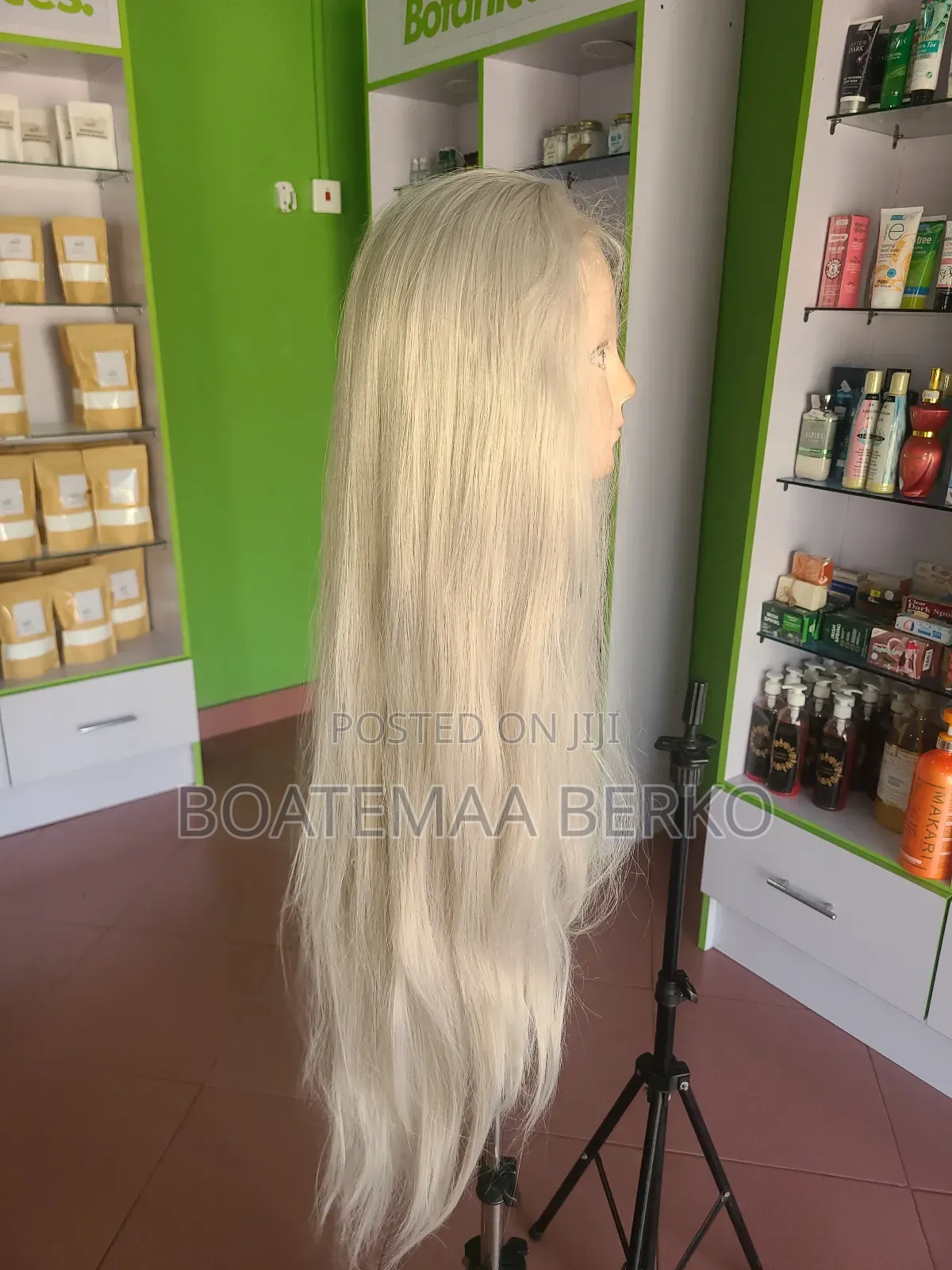 Long Straight Blonde Wig