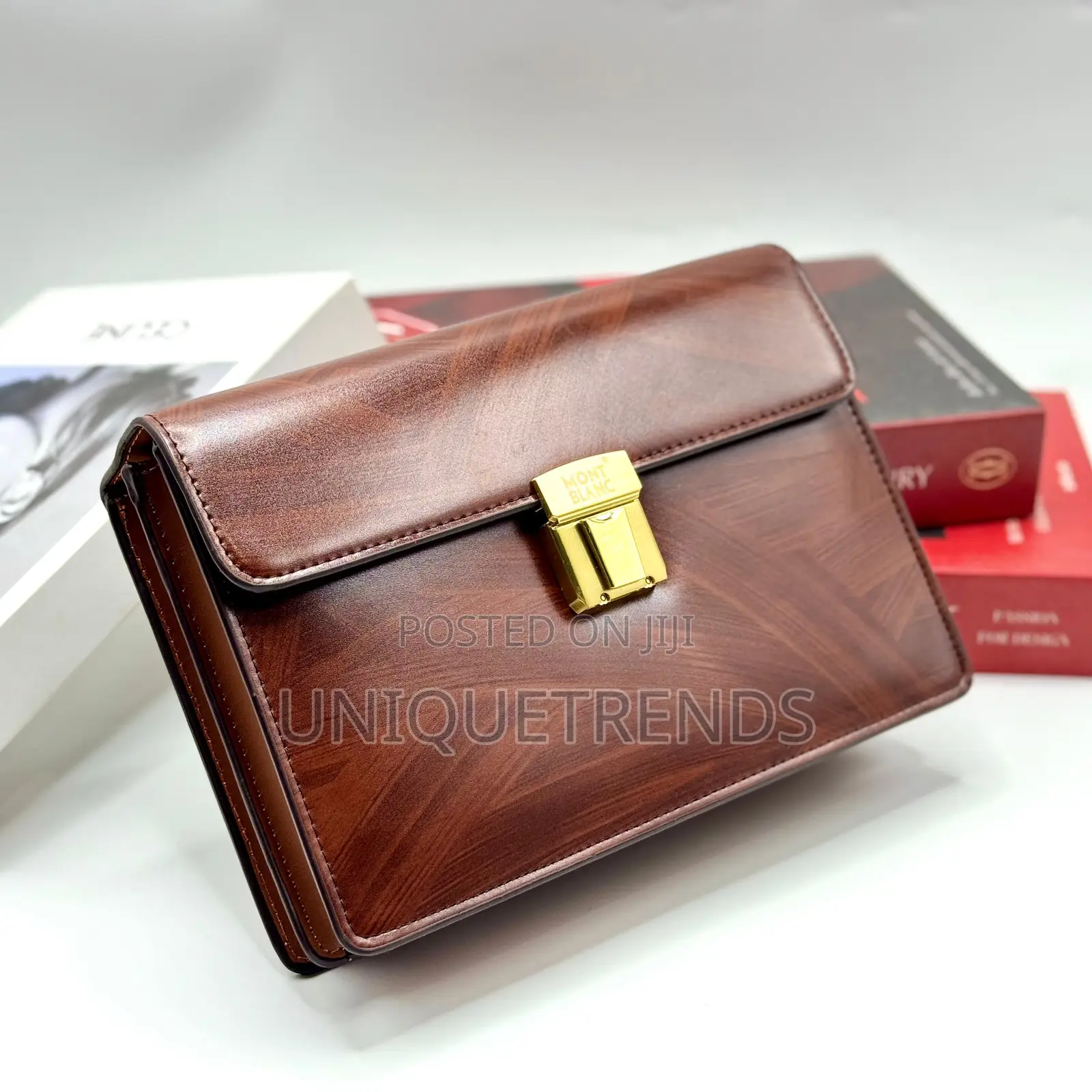 Mont Blanc Large Size Pouches With Lock