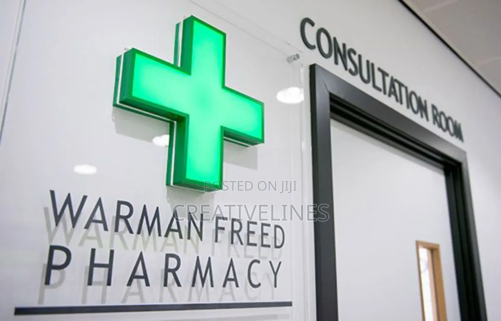 Customised Pharmacy Store Signage