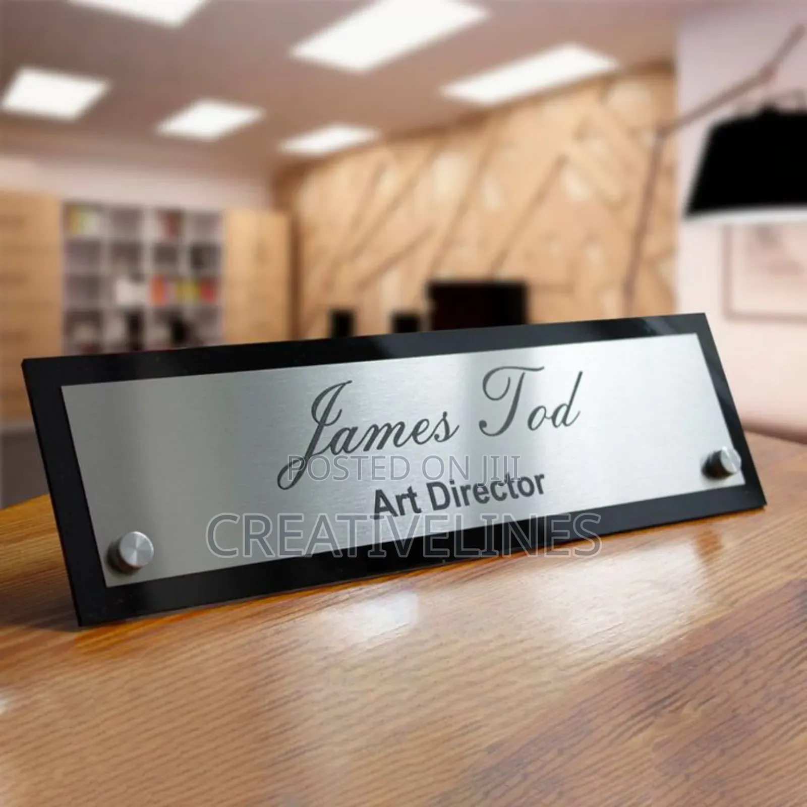 Customised Ooffice Desk Signage