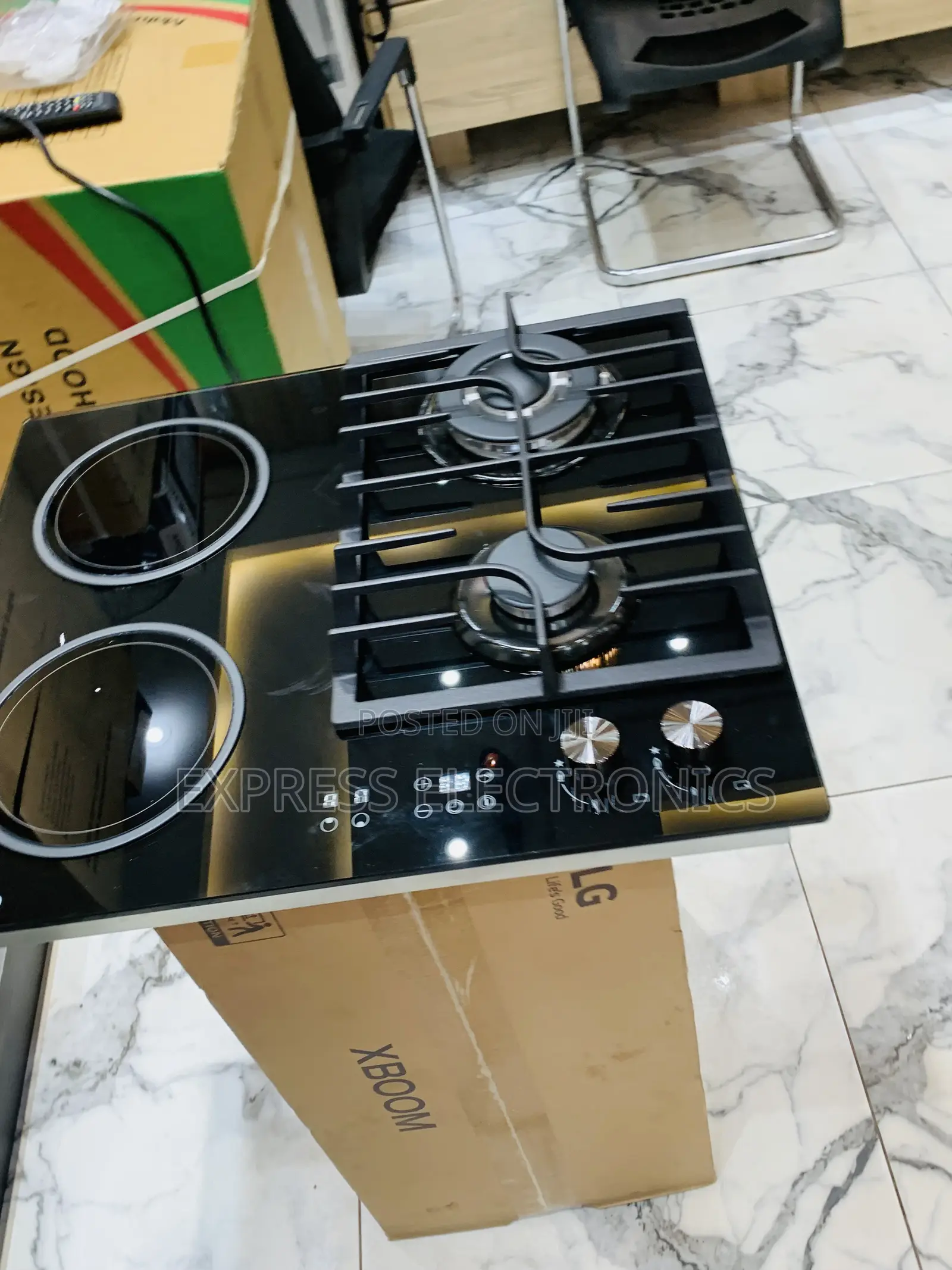 Neatly Sealed 2-2 Gas Electric Cooker Built Kenwood 60cm