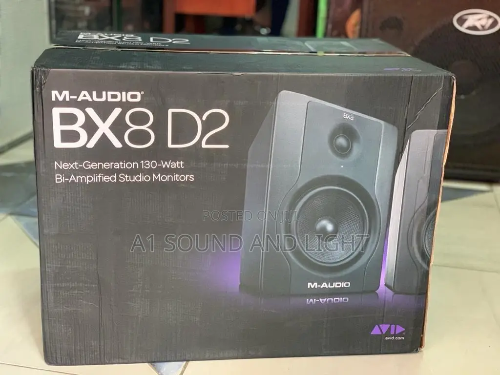 M-audio Bx8 D2 Studio Monitors