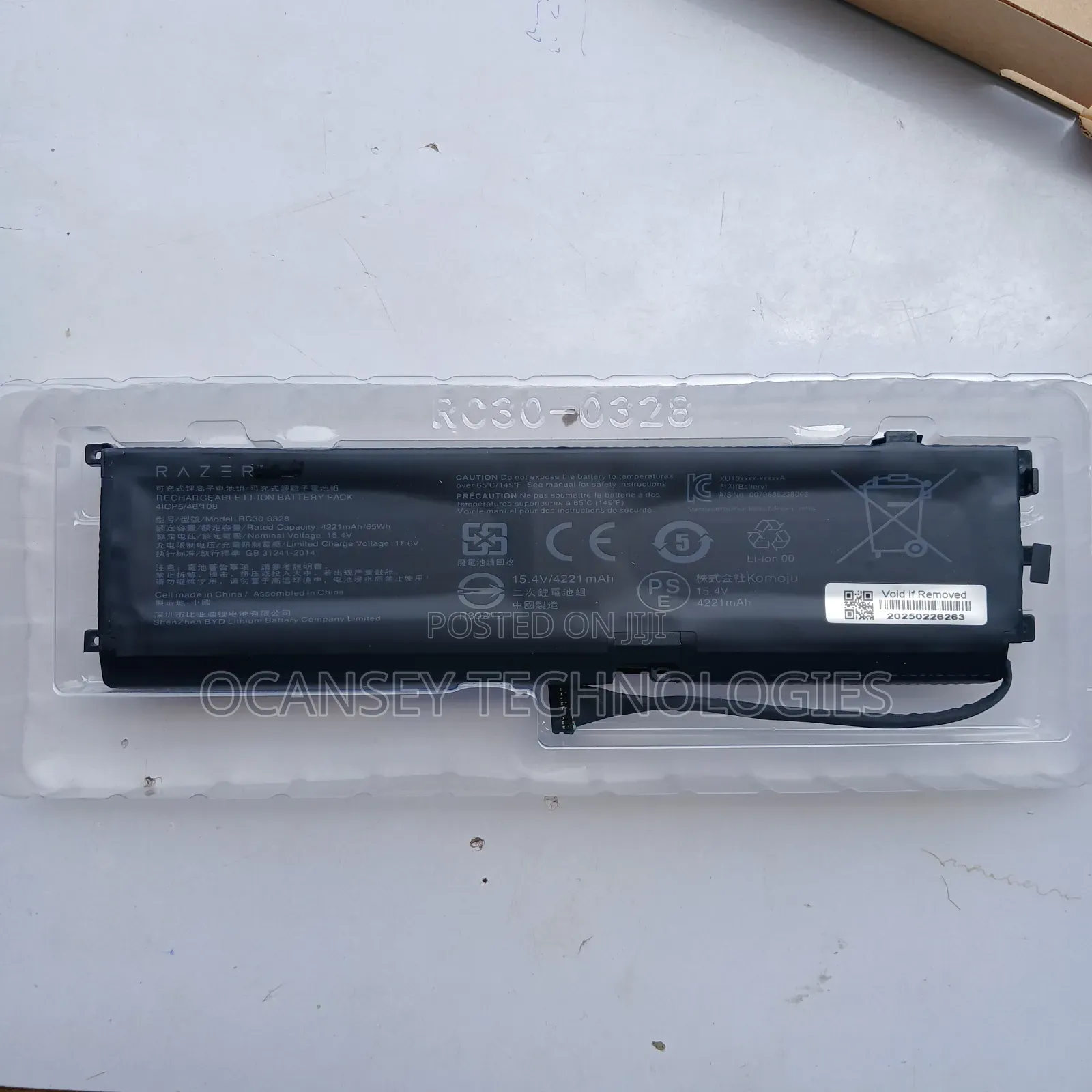 Original Rc30-0328 Razer Blade 15 Base 2020/2020 Battery