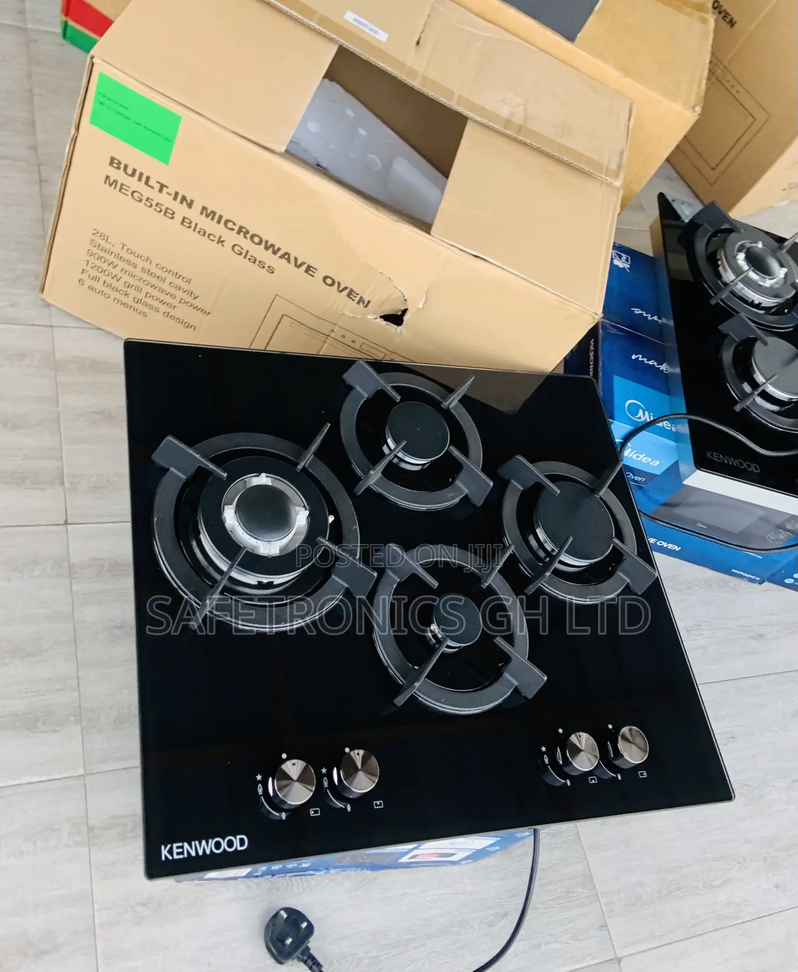 Fresh Reliable 60cm Tempered Built-in 4 Gas Cooker