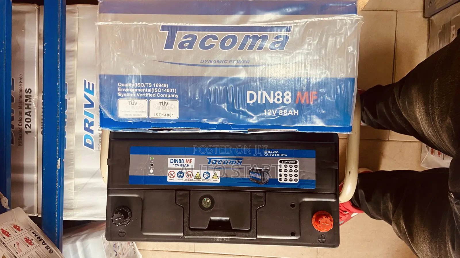 Car Battery 17 Plate/88ah Tacoma