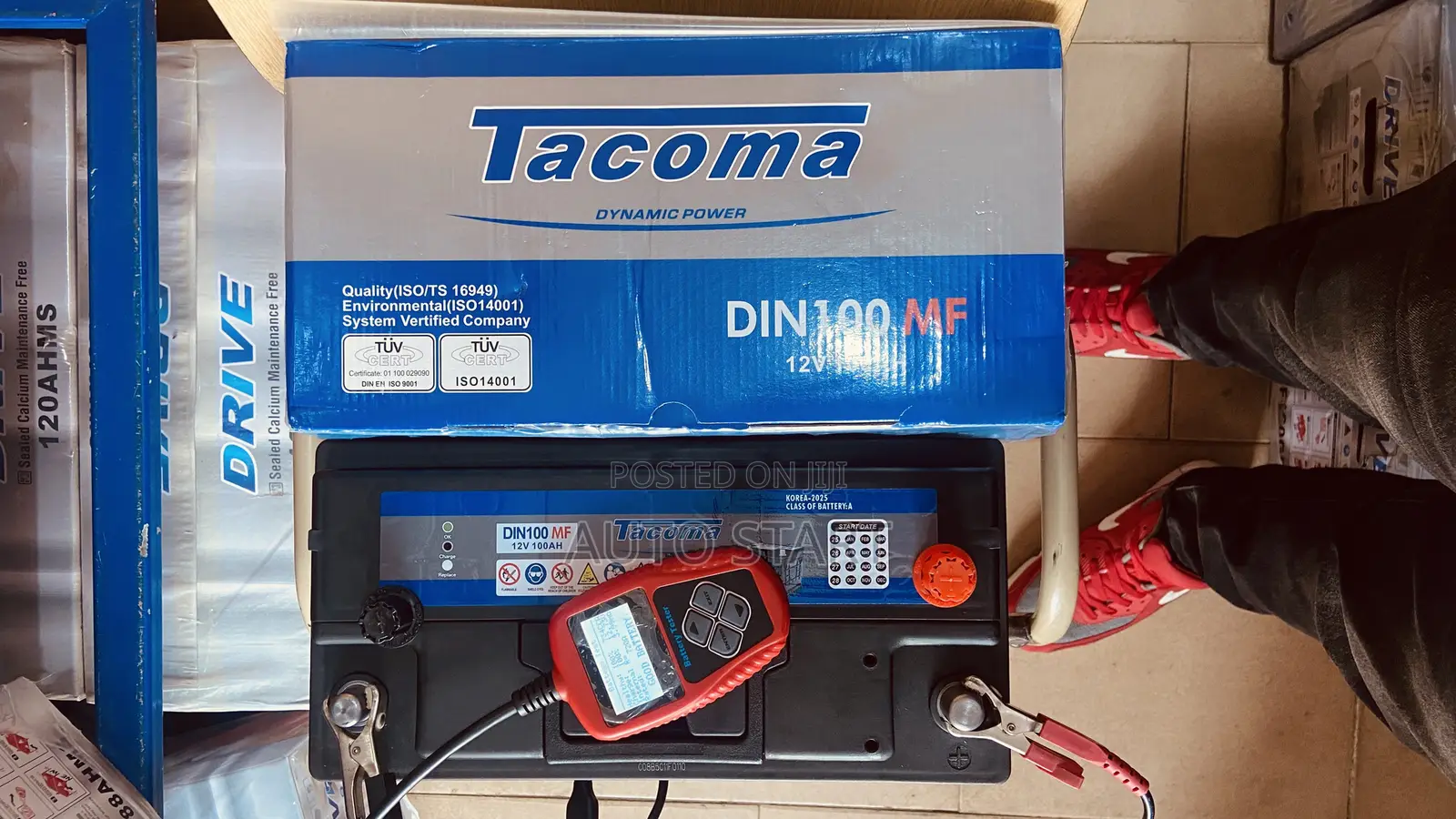 Car Battery 19 Plate/100ah Tacoma