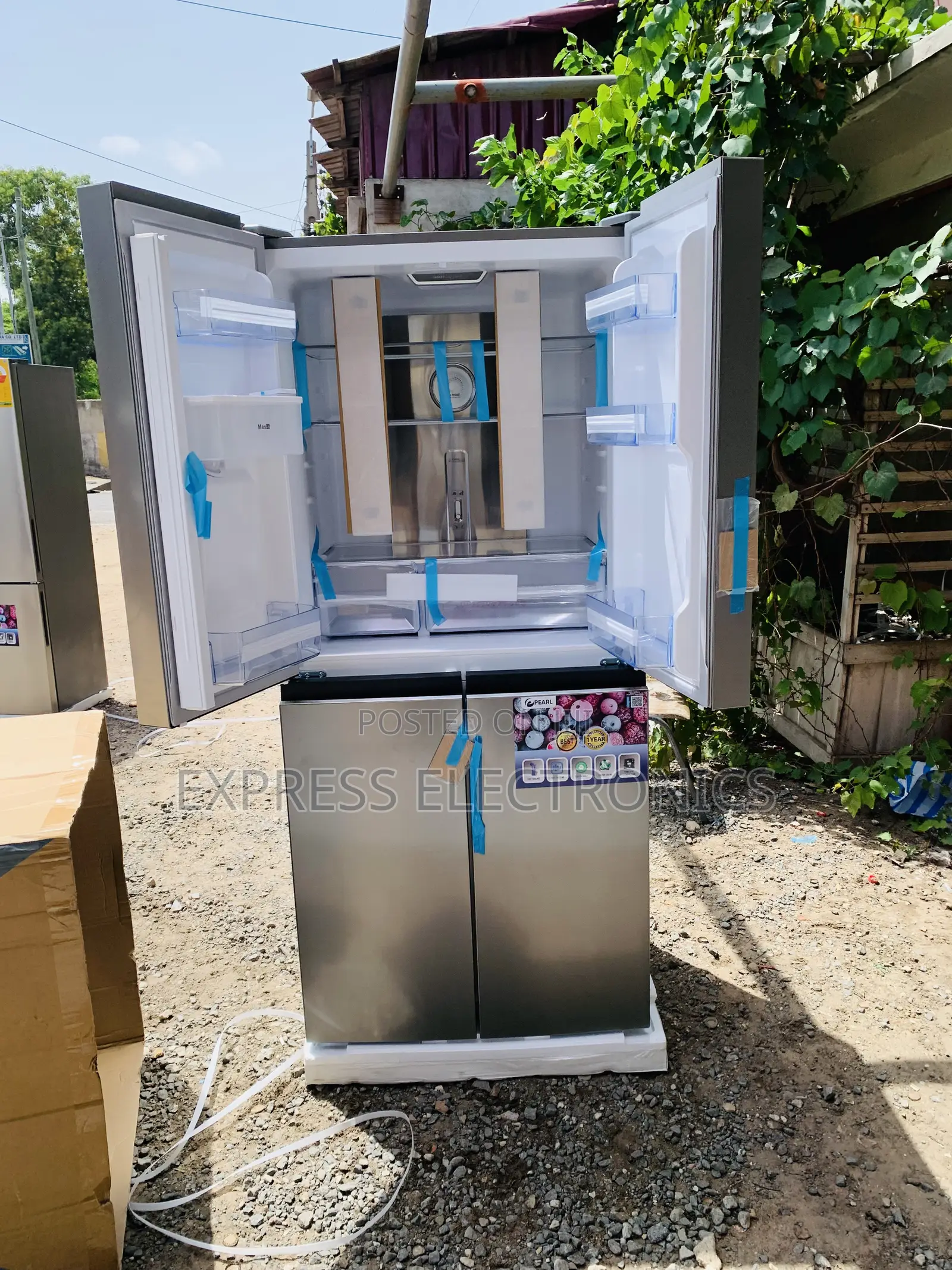 Best Buy for Less Four Doors Pearl 421l Side by Side Fridge