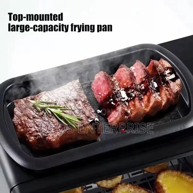3 in 1 Breakfast Maker Oven for Frying Toasting