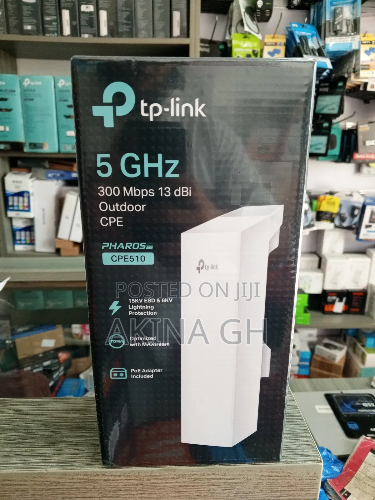 Tp-Link 5ghz 300mbps 13 Dpi Outdoor Access Point Cpe510