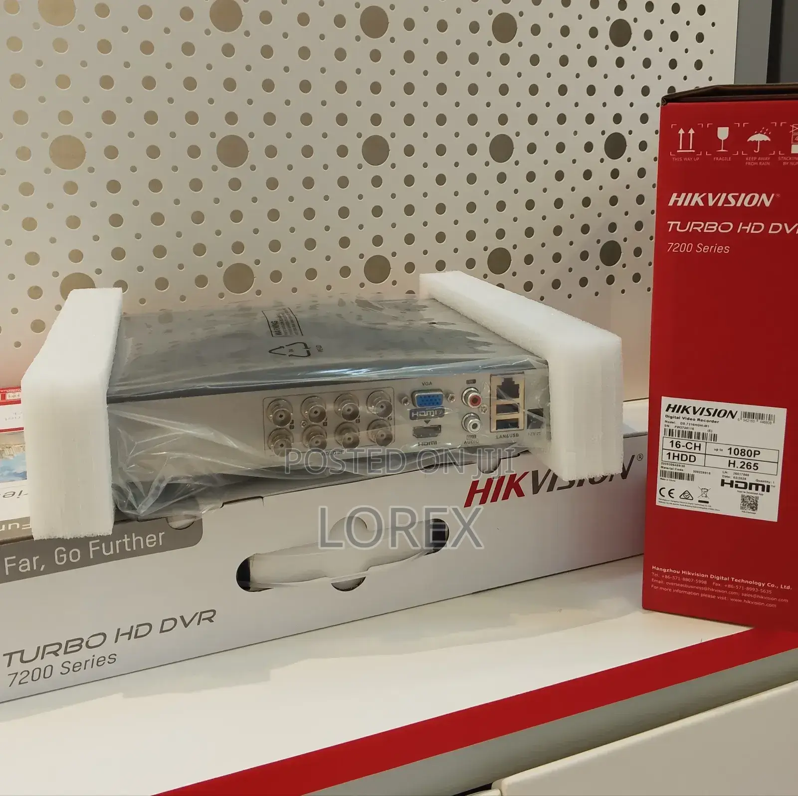 Hikvision 8ch DVR 1080p/2mp 7200 Series Ds-7208hghi-M1