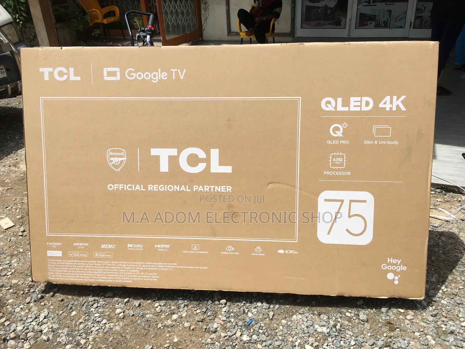 TCL 75”Quantum Dot Display Tv