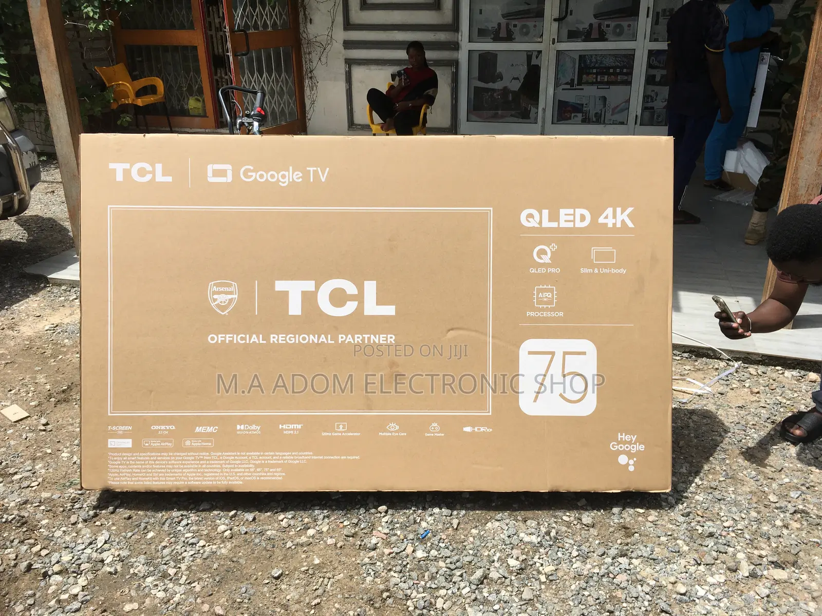 TCL 75”Quantum Dot Display Tv