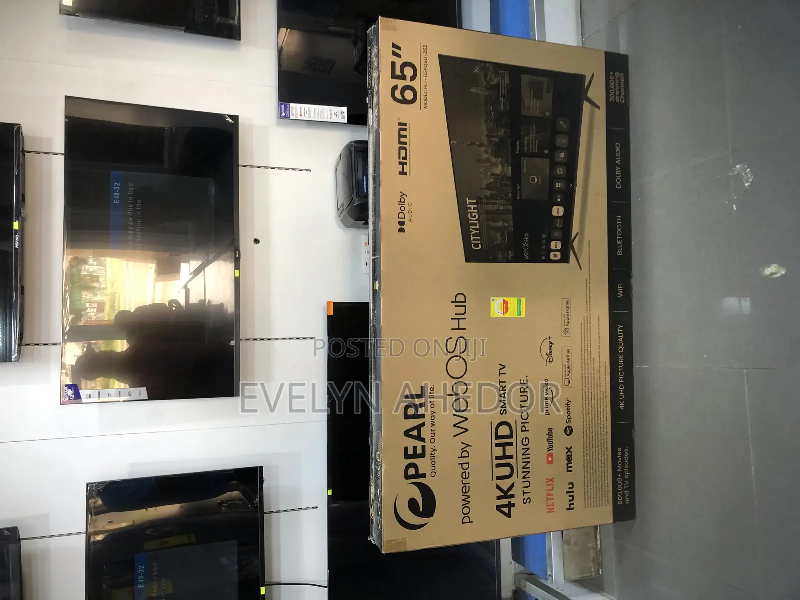  Uhd Smart Tv Pearl Brand Fresh in Box Available as Seen