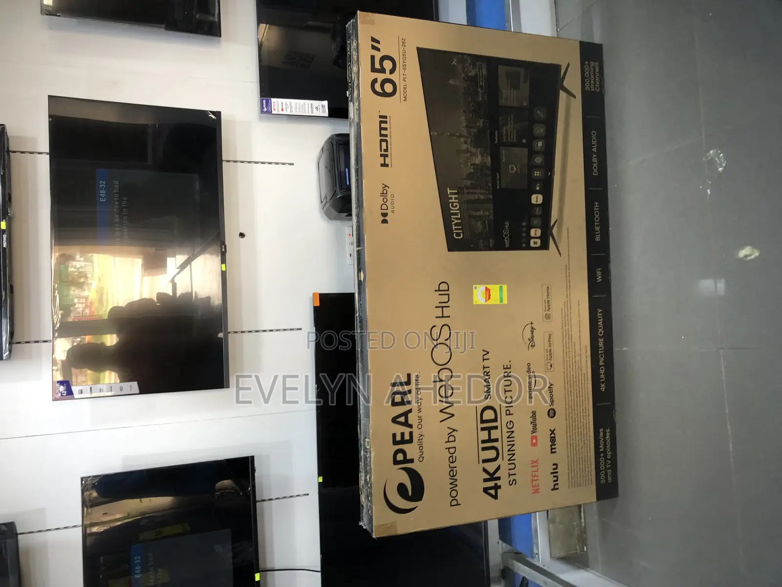  Uhd Smart Tv Pearl Brand Fresh in Box Available as Seen