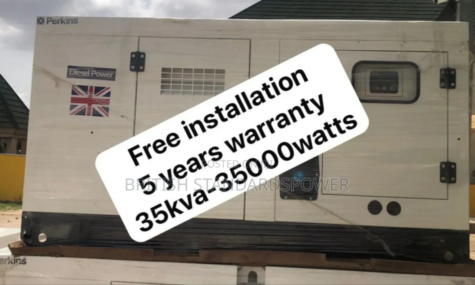 Pure Power 35kva Silent Diesel Generator