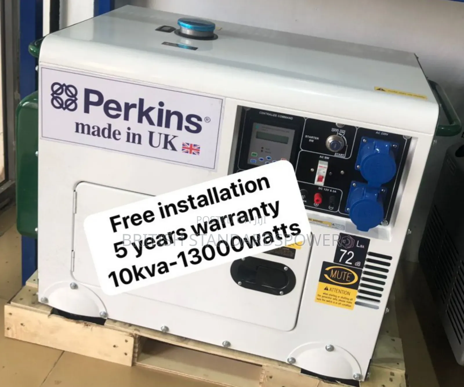 Portable Power Pro 10kva Diesel Generator