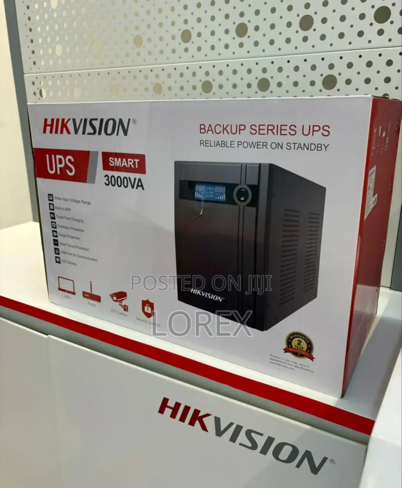 Hikvision 3000va or 3kva Ups Built in (Avr) Ds-Ups3000