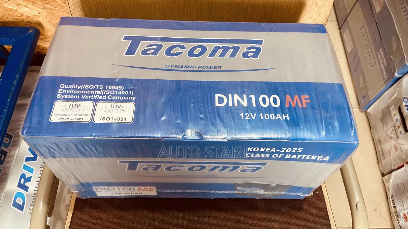 Car Battery 19 Plate/100ah Tacoma