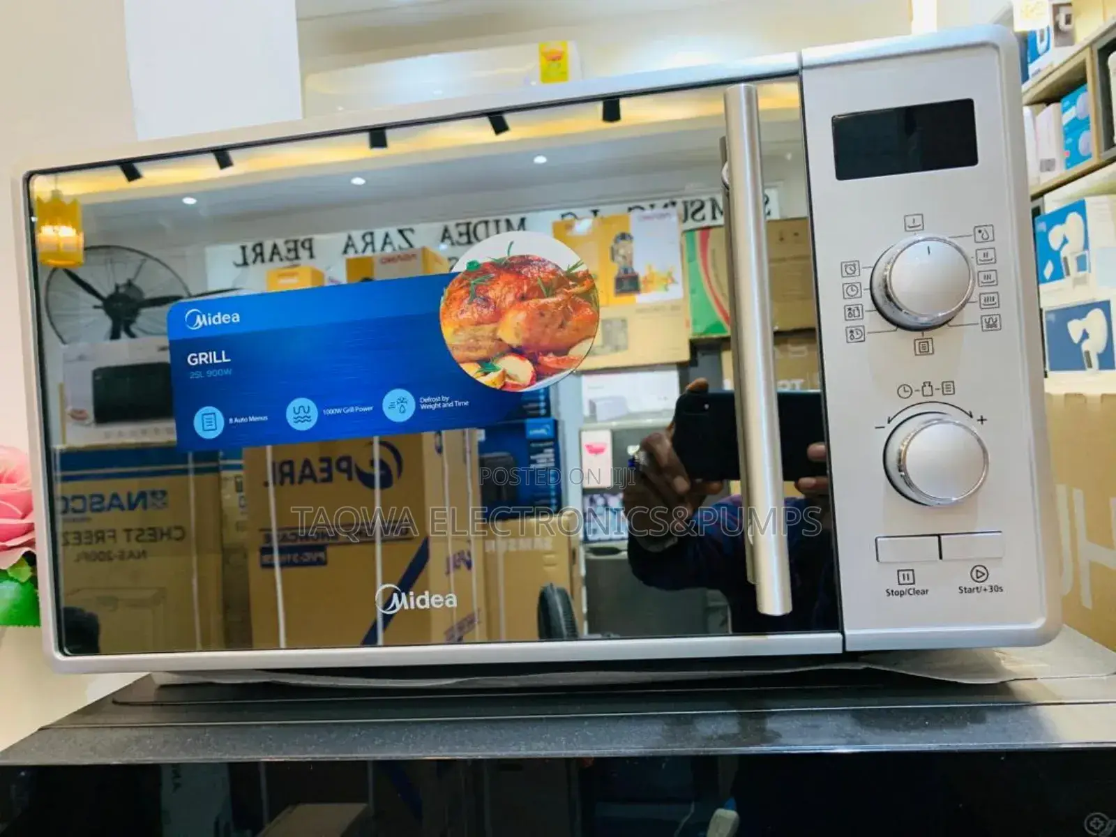 Midea Mirror Like 25l Microwave