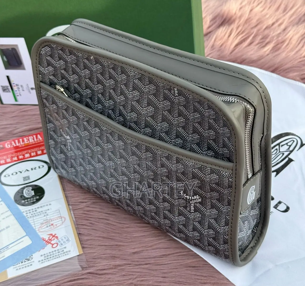 Fashion Luxury Goyard Hand Bag - Dark Gray