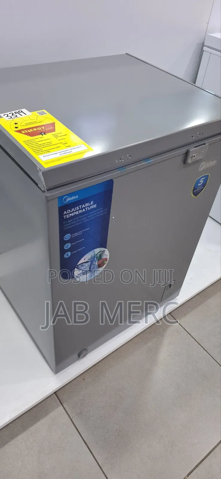 Promotion 143l Deep Freezer Midea Silver New Mini Freezer