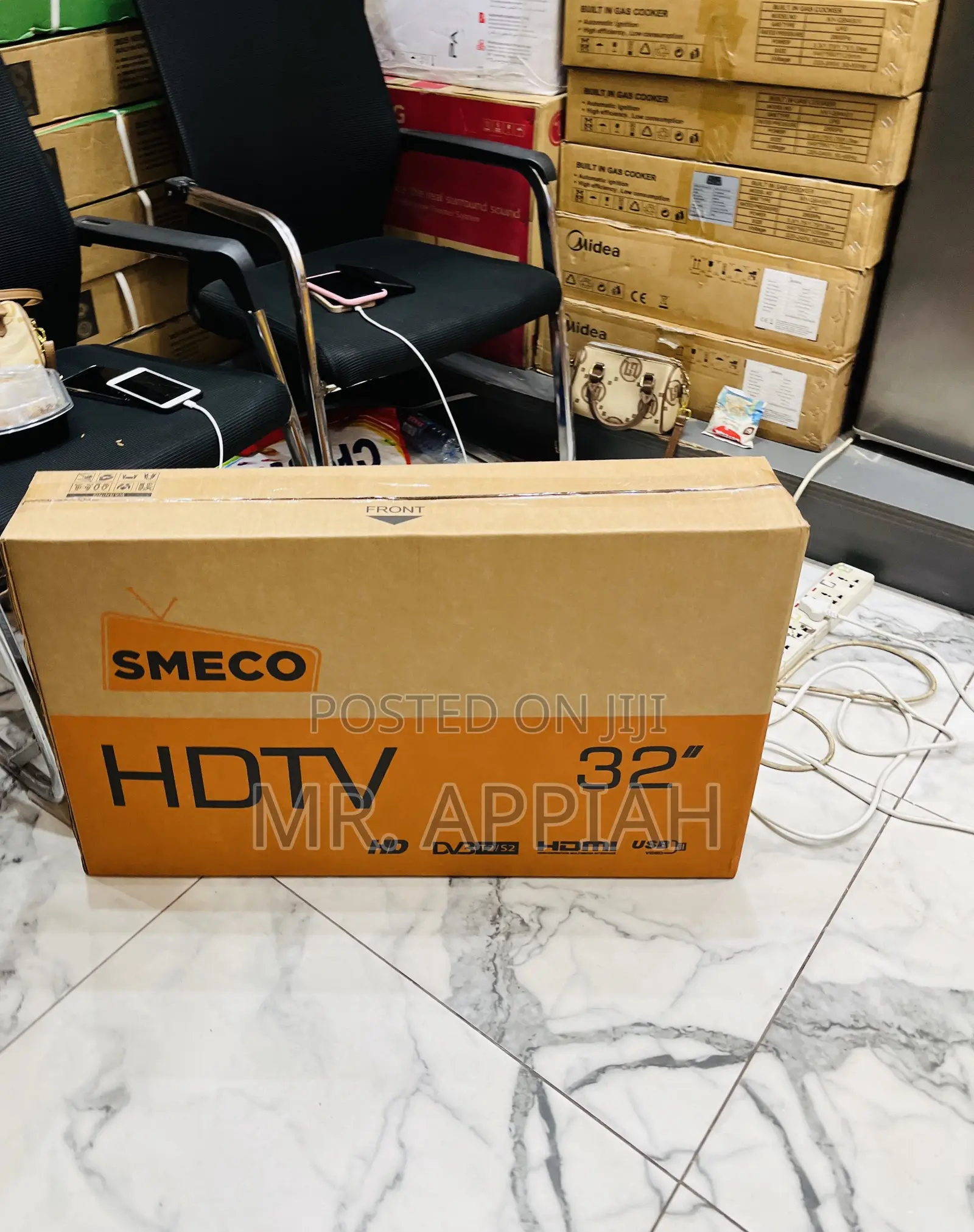 Convenient Smeco 32 Inch Digital Satellite Hd Tv(Black)