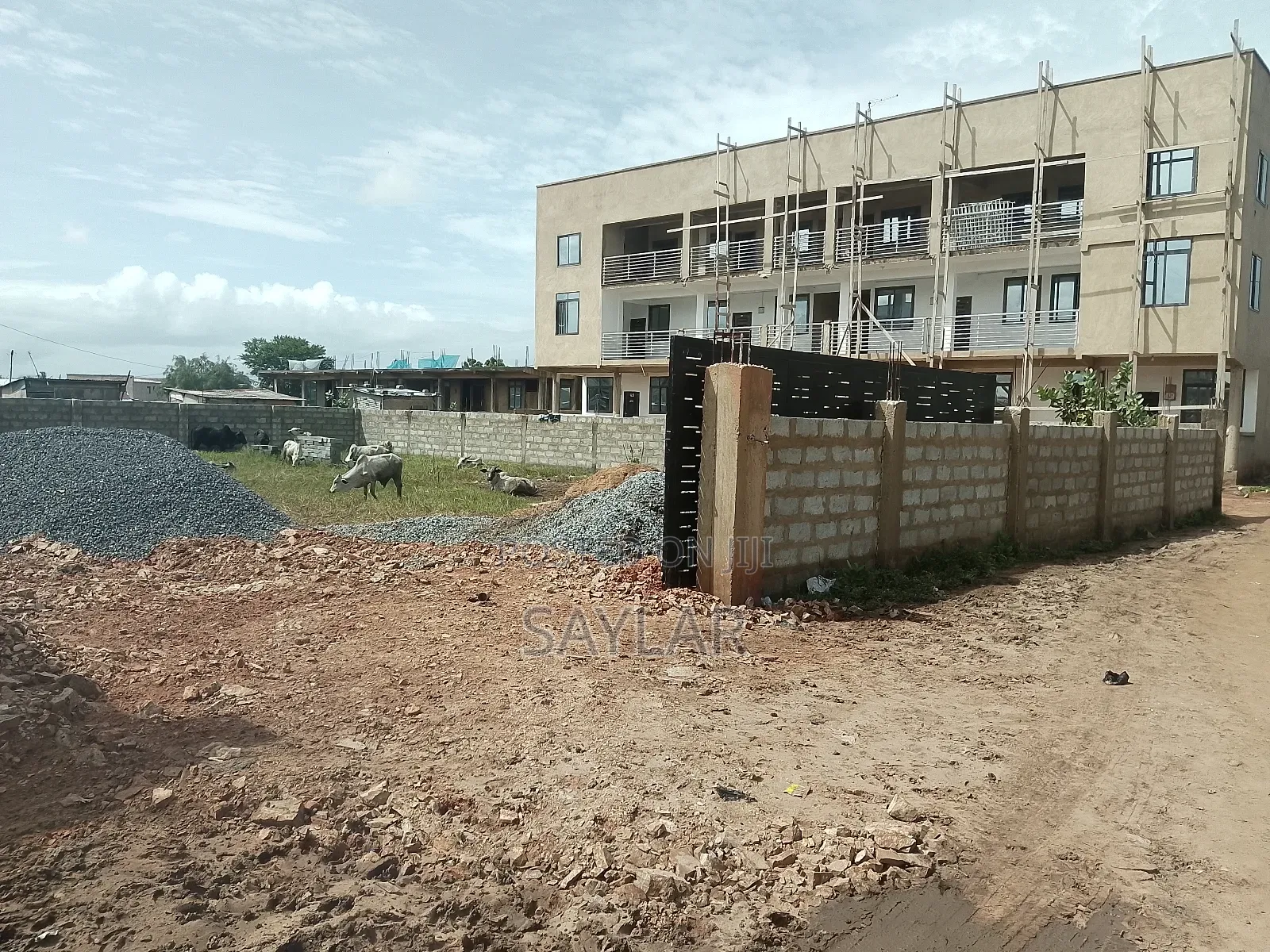 Complete Fenced Full Size Land for Sale Tema West Klagon