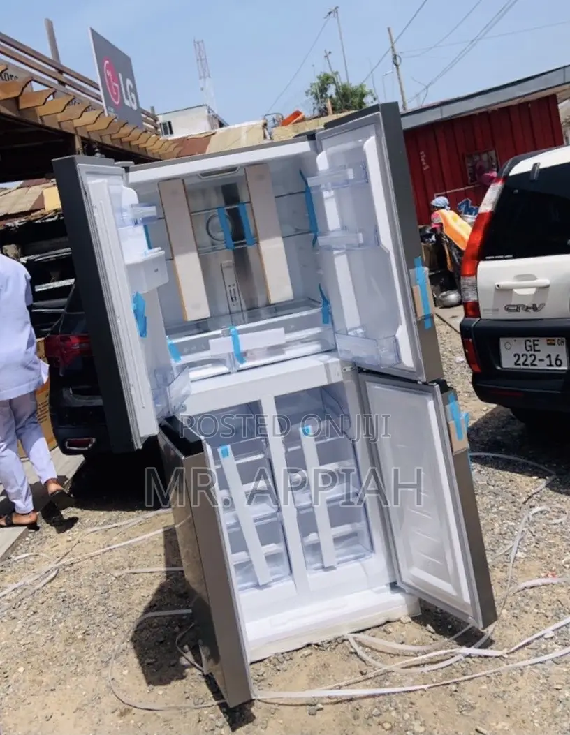 Beautiful Made Pearl Pf -613md Side by Side 4 Door Fridge.