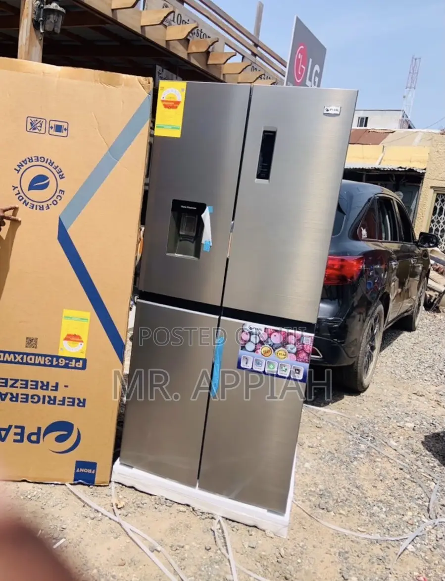 Powerful and Convenient Pearl Pf -613md Side by Side Fridge