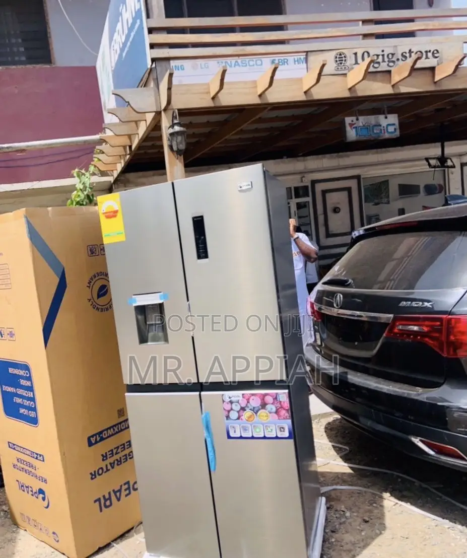 Awesome Pearl Pf -613md Side by Side Electric Fridge(Gray)