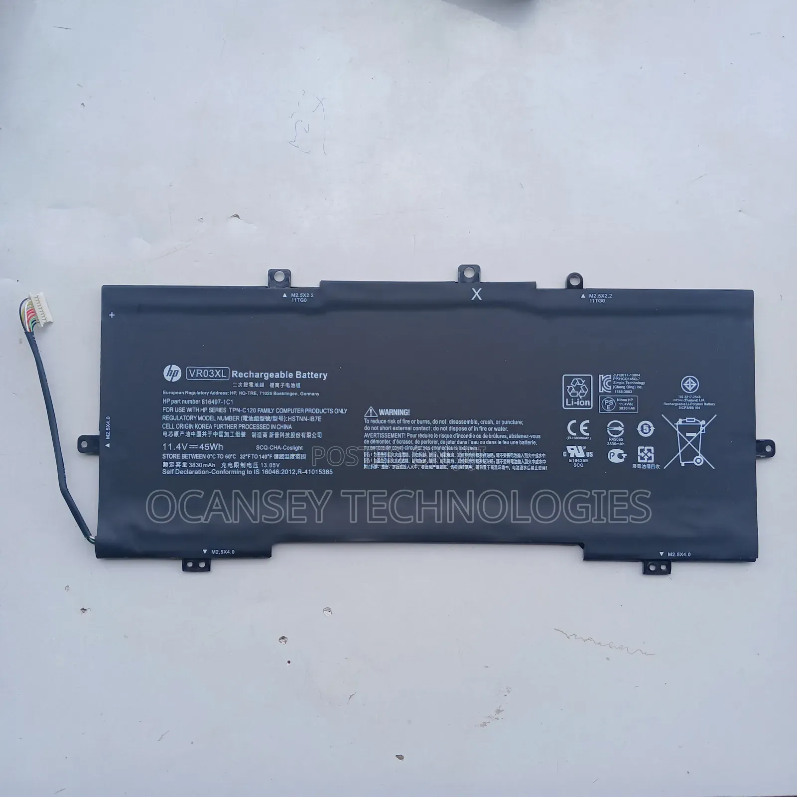 Original Hp Vr03xl Battery For Envy 13-d 13-d000 13-d010nr