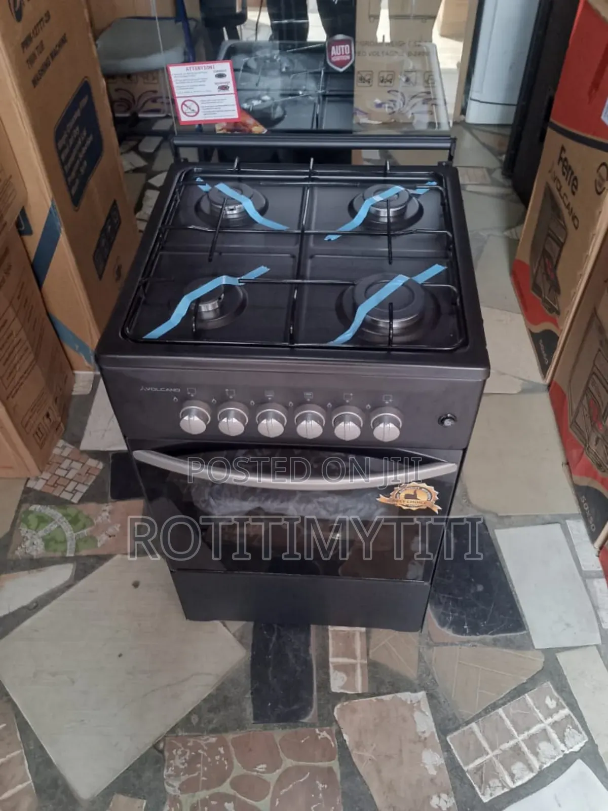 Volcano 50x50cm Gas Stove Is Champion of Quality