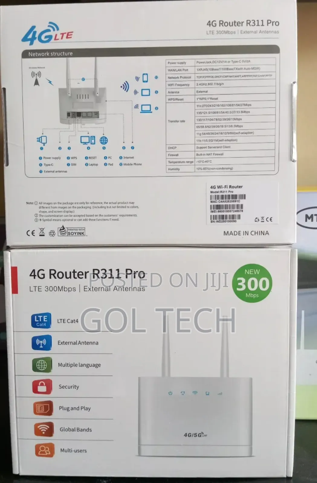 4g Router Universal Sim Router R311 Pro 300mbps