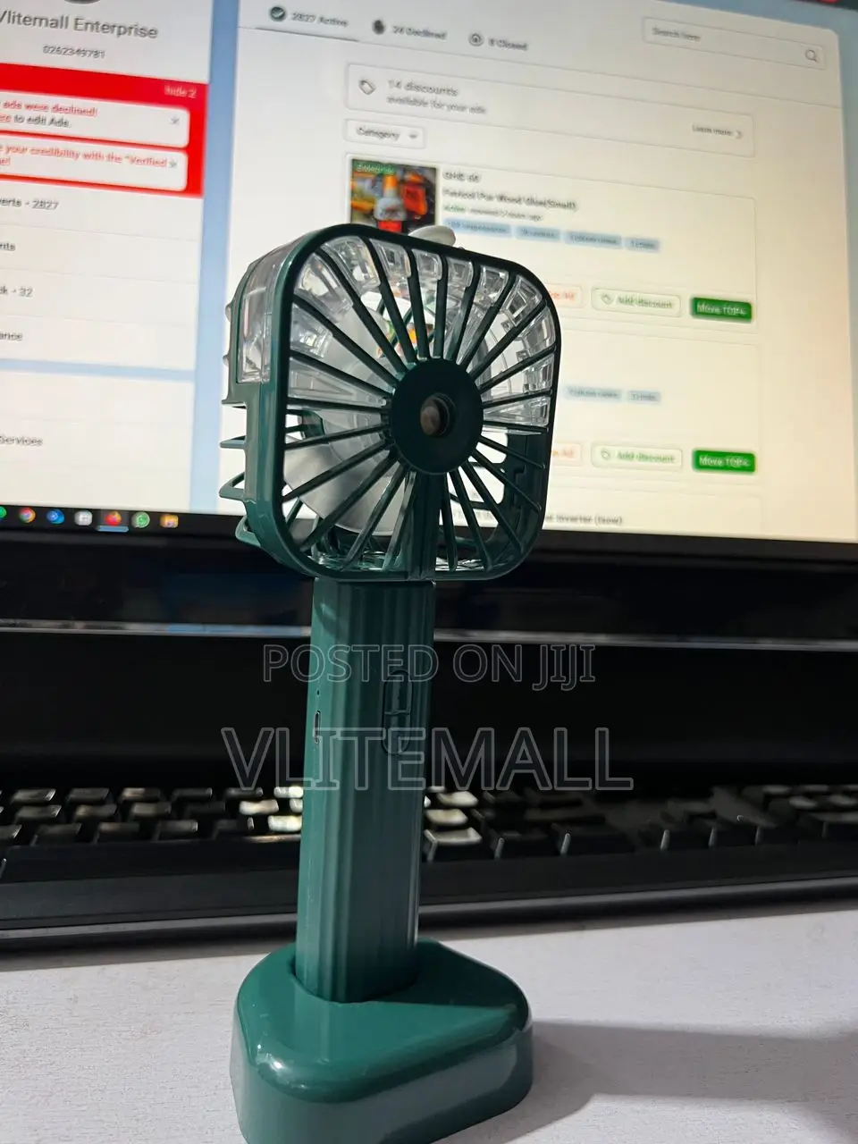 Handheld Spray Charging Fan