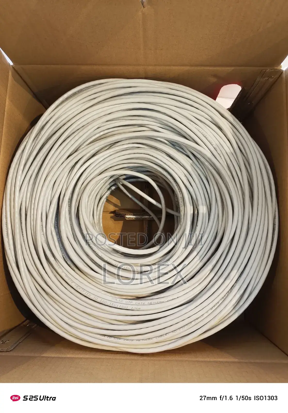 Solid Cat6 Utp Indoor Network Cable 305m