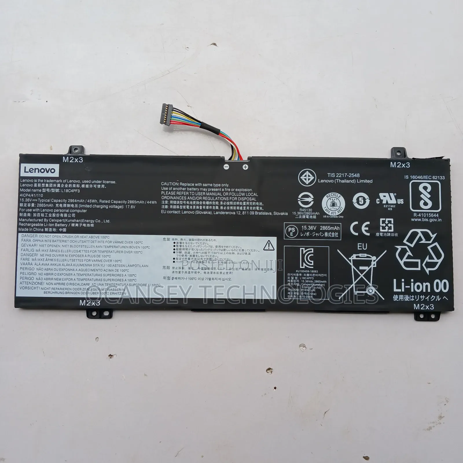 Original Lenovo L18c4pf3 Battery for Flex 14 C340 S540