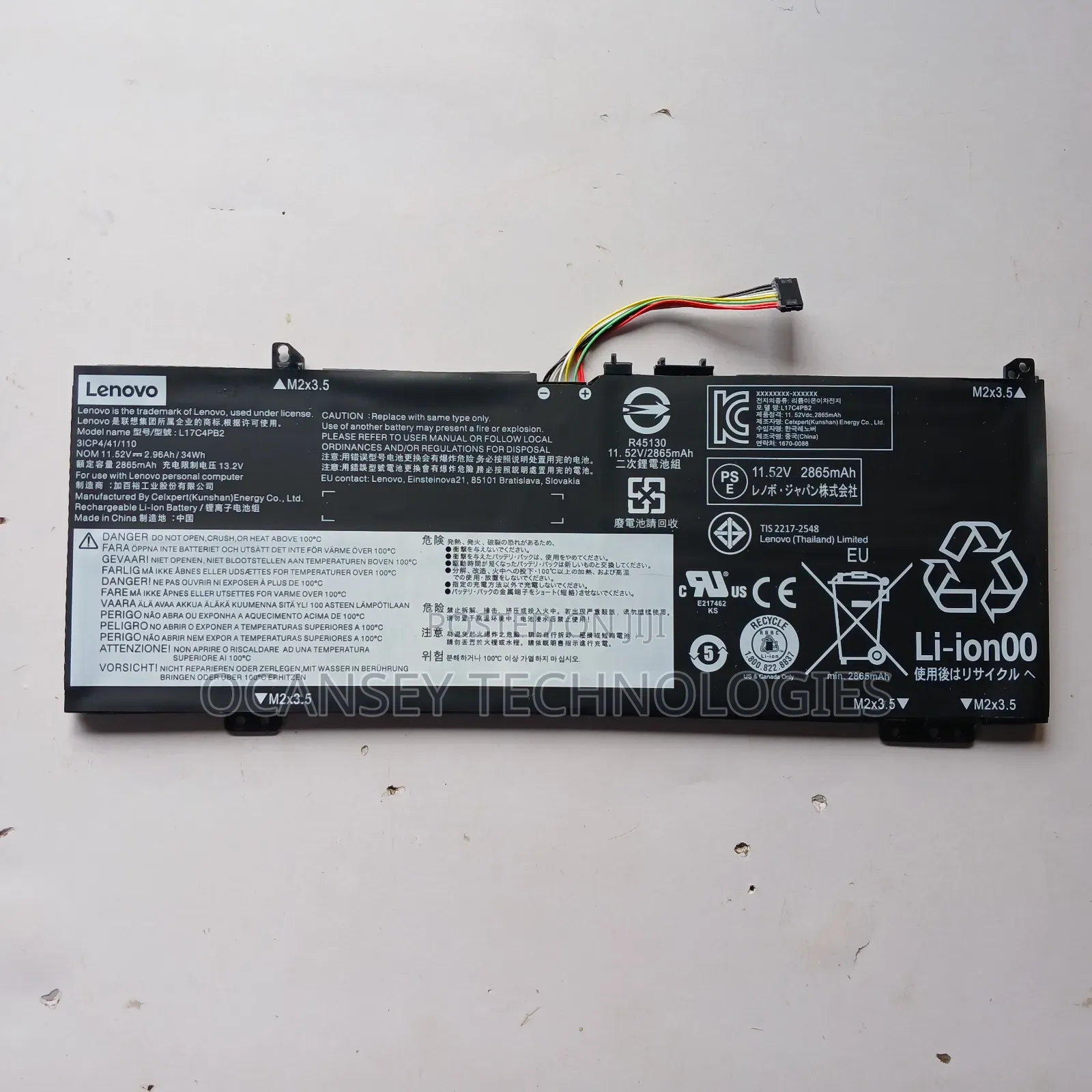 Original Lenovo L17m4pb2 Battery for Yoga 530 Flex 6