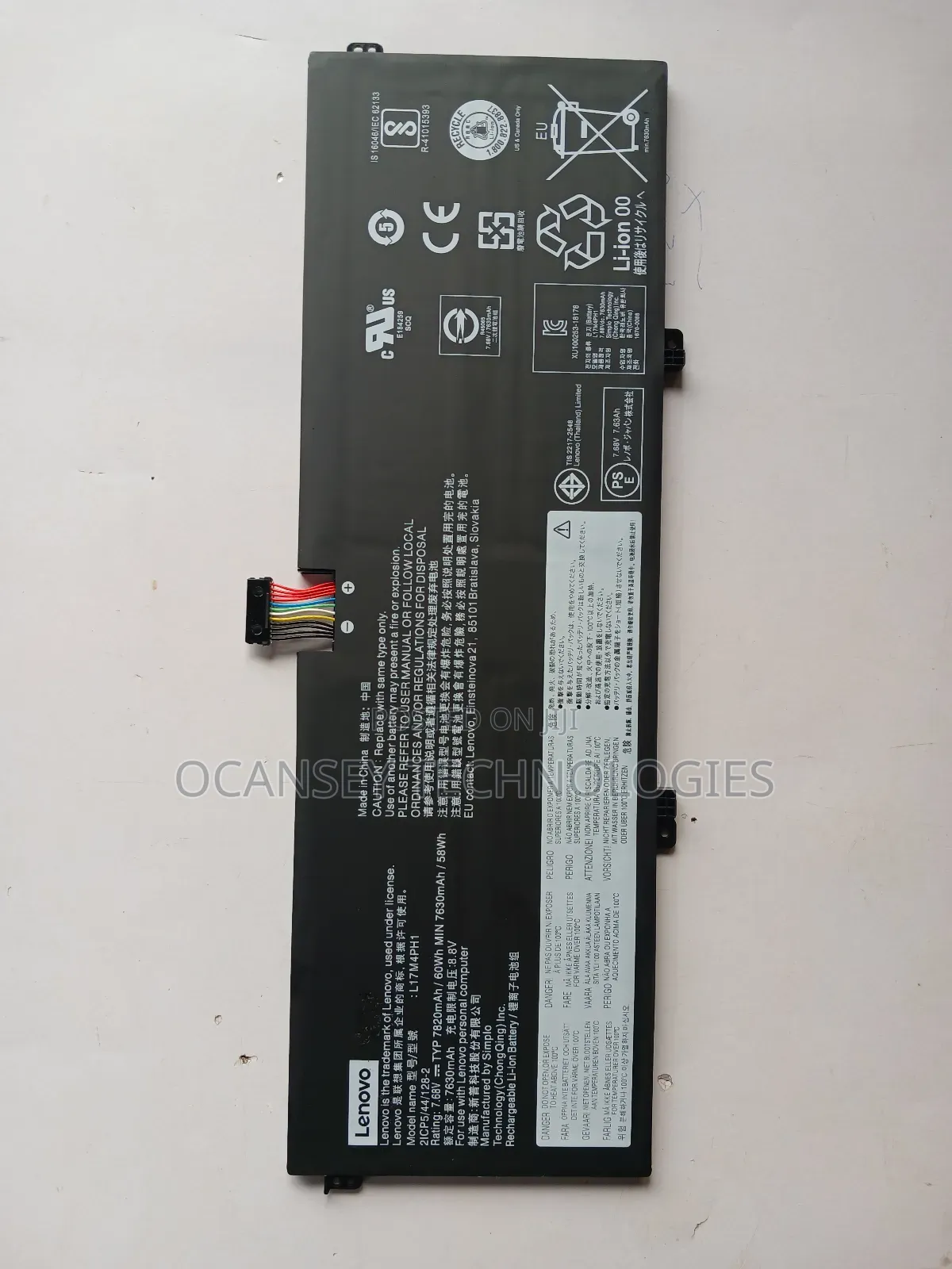 Original Lenovo L17m4ph1 Battery For C930-13 Yoga 7 Pro