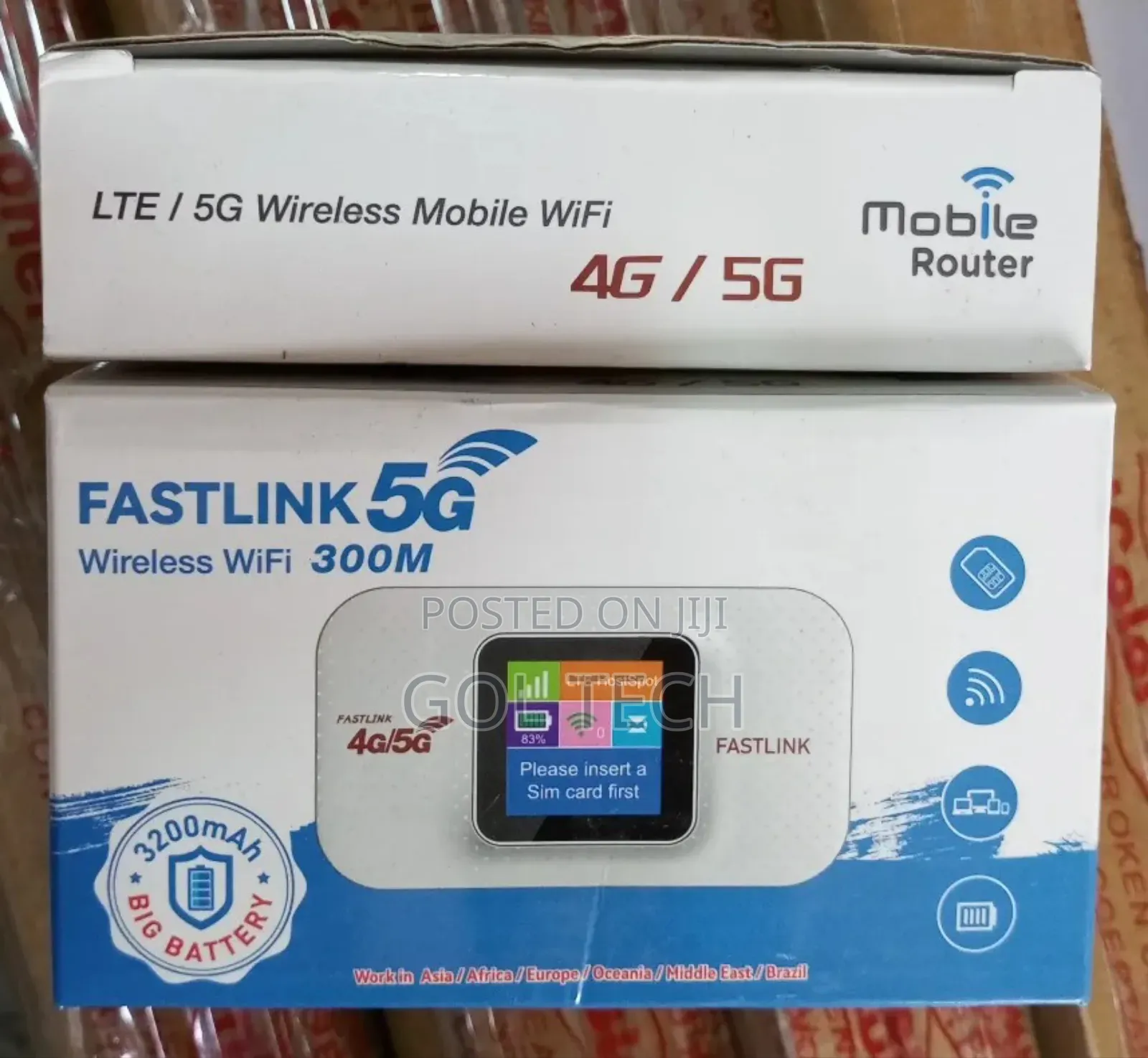 Mifi Router 5g Fastlink Wireless Wifi 300m 4g/5g