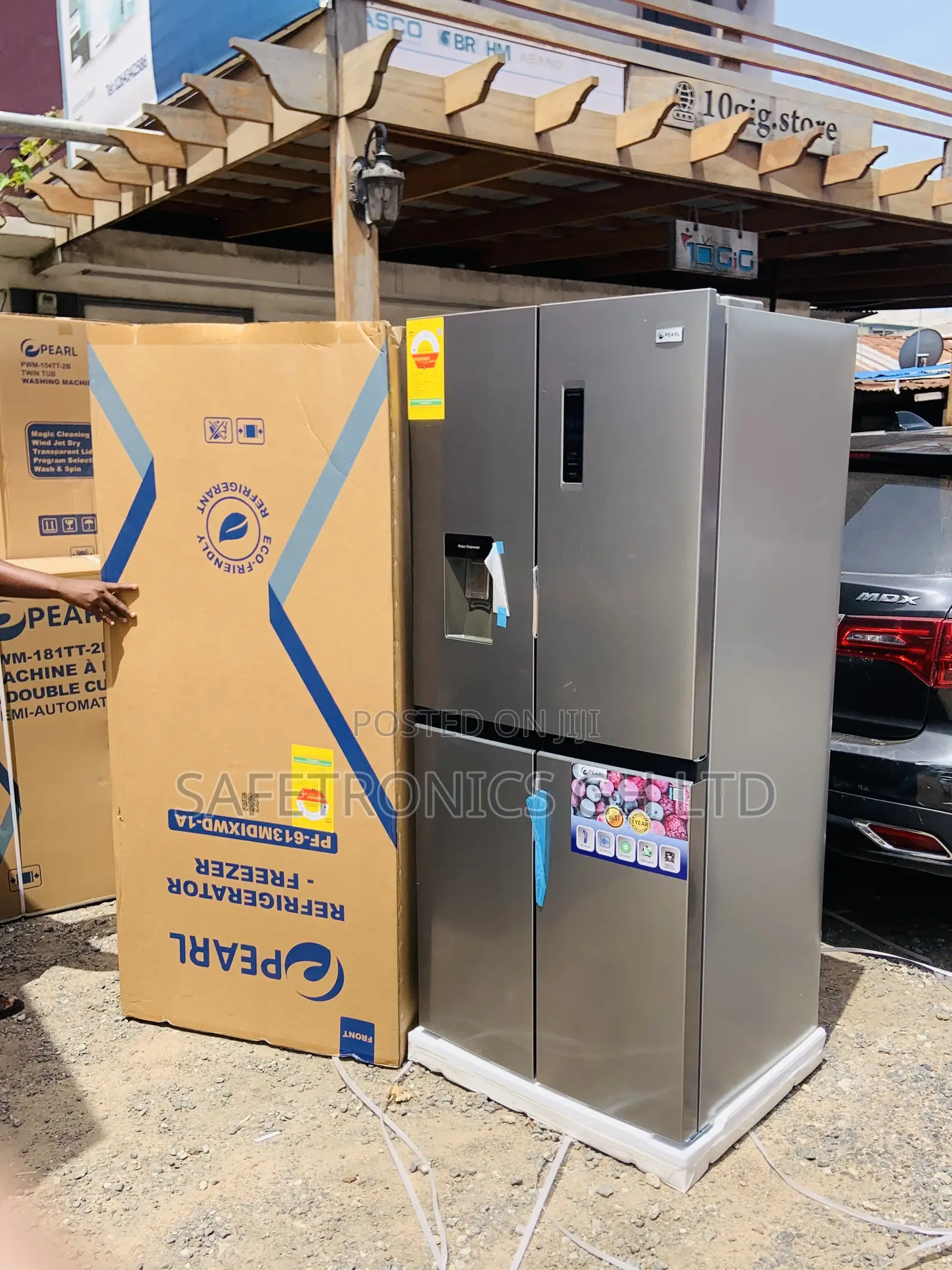 Pearl Switchable Sidebyside 4 Doors Pf-613md Fridge