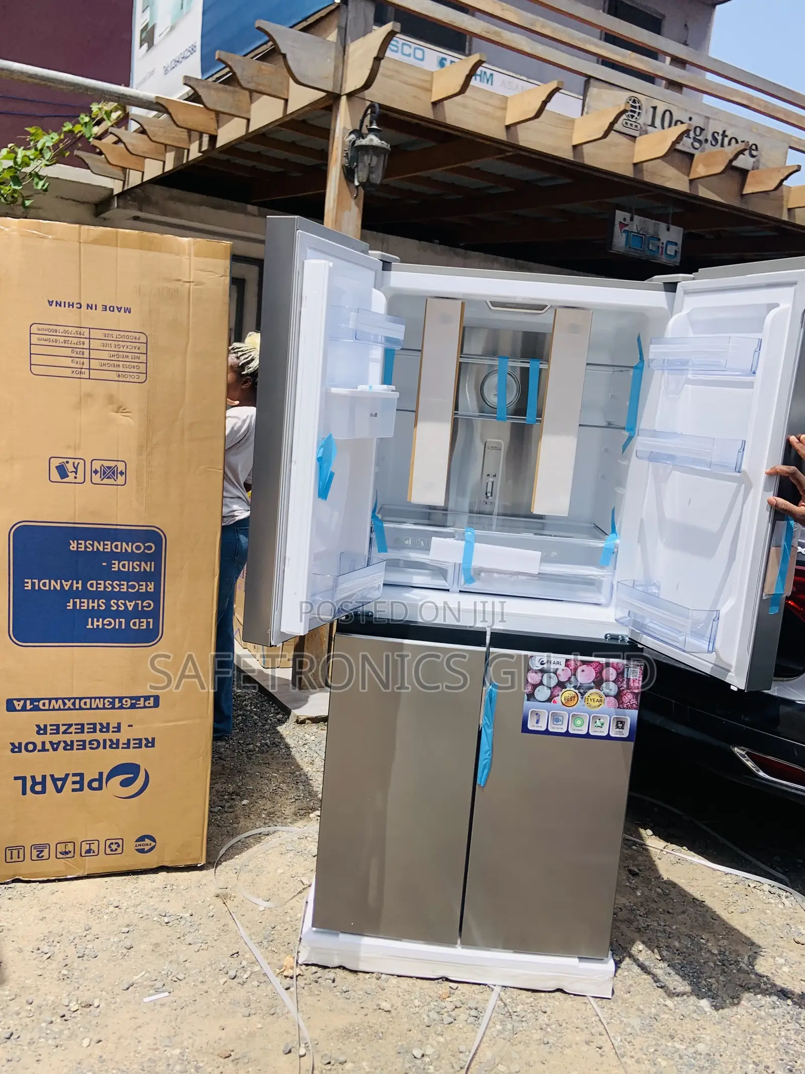 Reliable Sidebyside 4 Doors Pf-613md Bottomfreezer Fridge