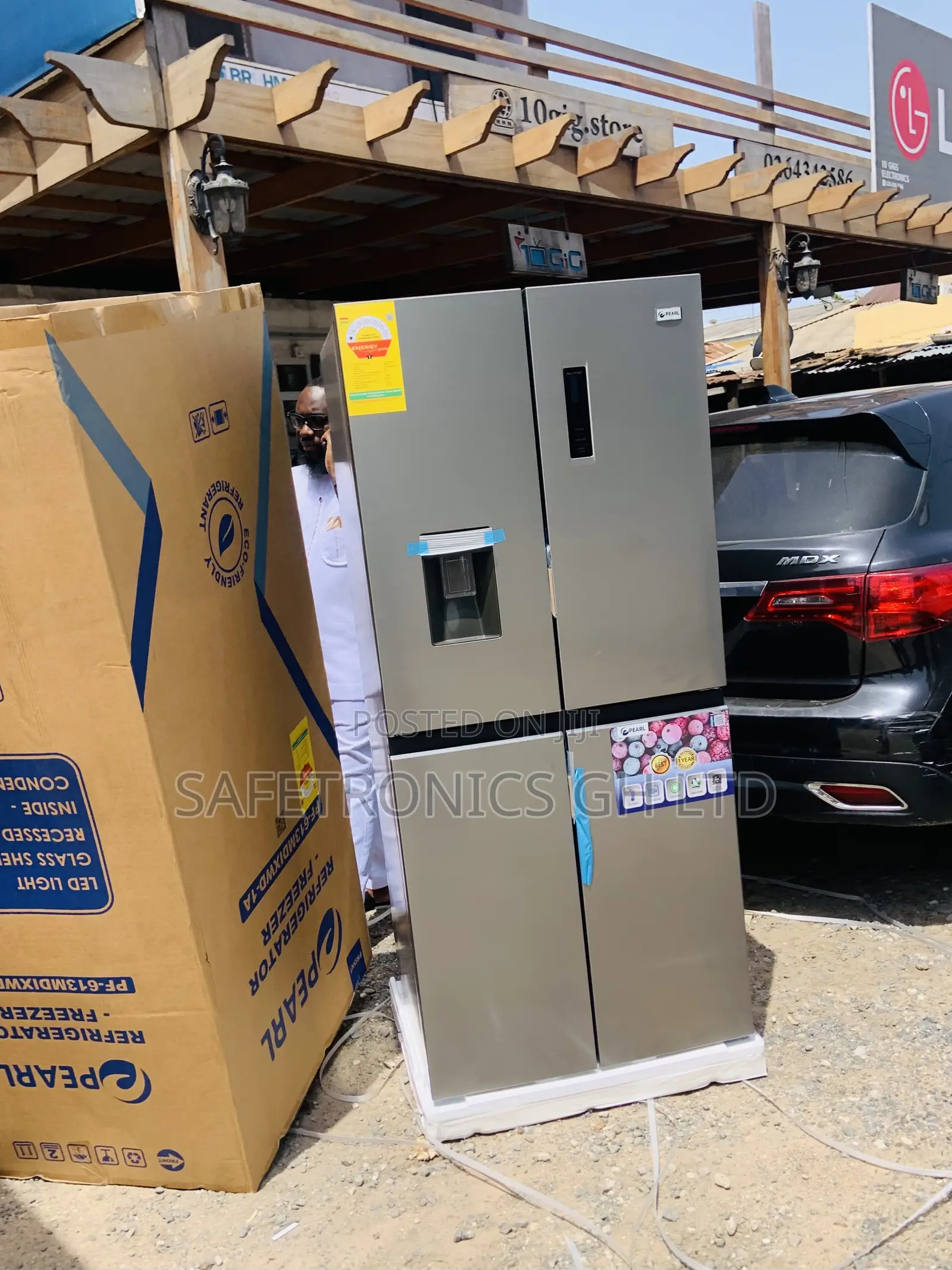 Defrost Sidebyside Bottomfreezer Pf-613md 4 Doors Fridge